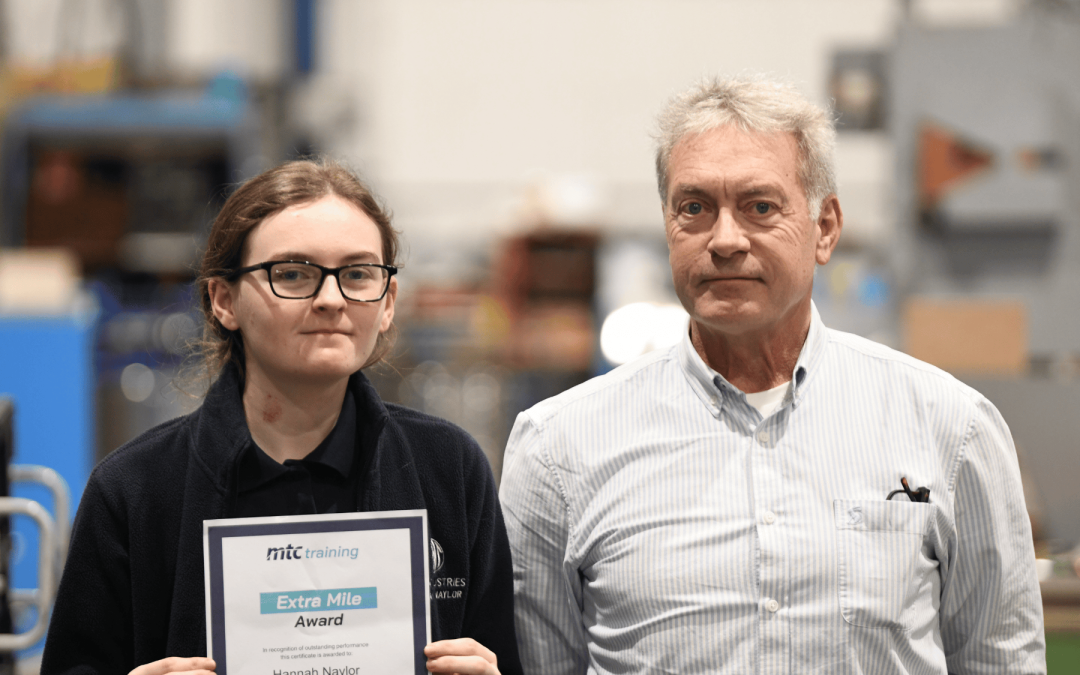 ANT Industries Celebrates Young Engineer Hannah Naylor for Outstanding Performance Award from the MTC